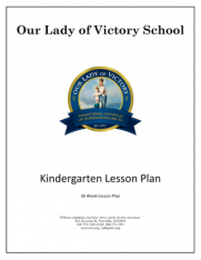 Lesson Plans – Grade 00 Kindergarten (Bundle)